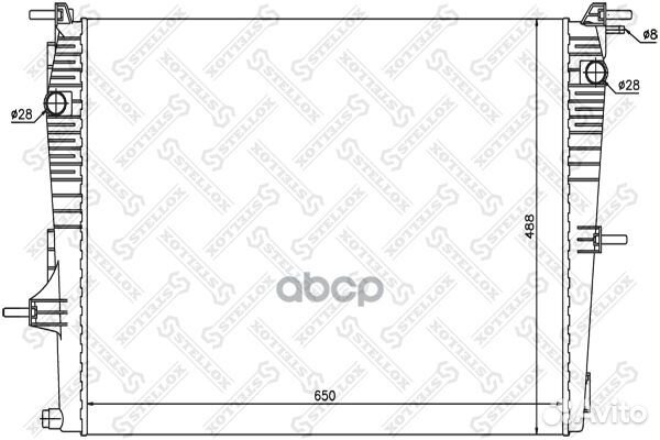 10-26160-SX радиатор системы охлаждения Renaul