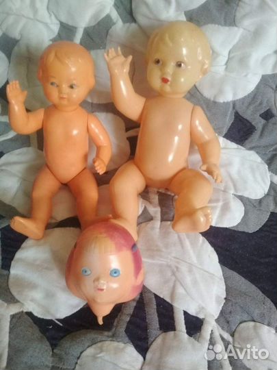 Кукла СССР / целлулоид / запчасти