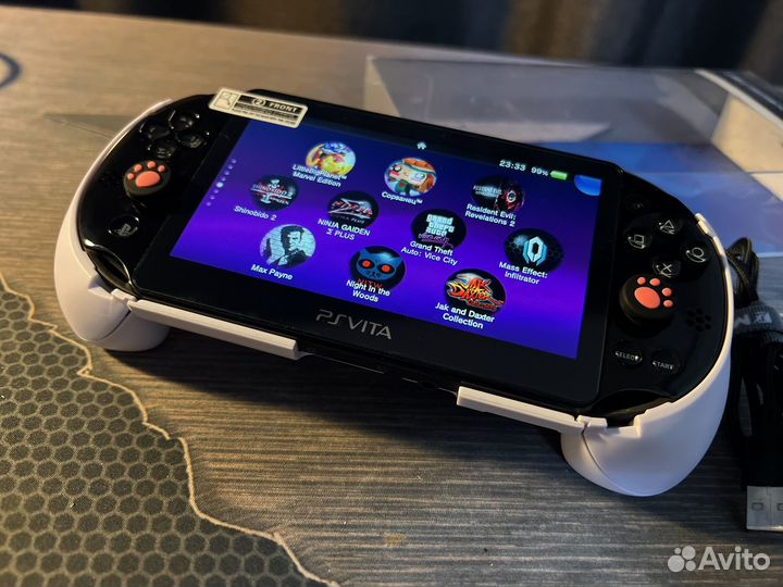 Sony PS Vita Slim Black 128gb 7500 игр (комплект)