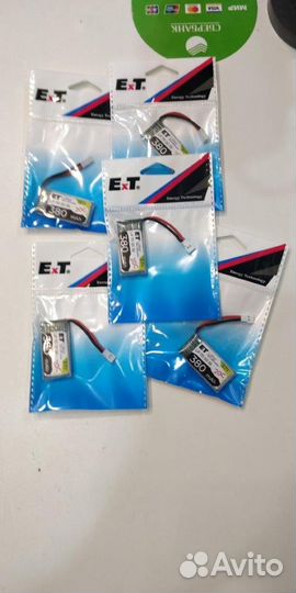 Аккумулятор ET LP702035-20CM 3.7В, 380мАч, Li-Pol