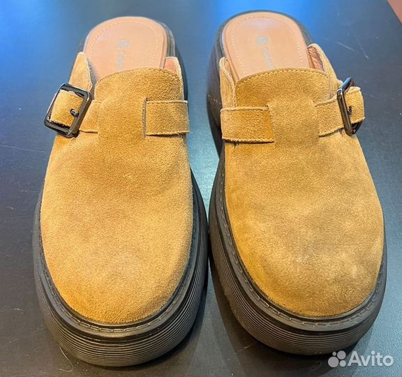 Сабо женские замшевые