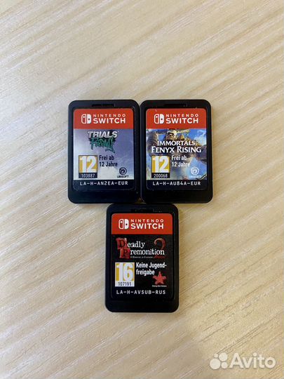 Игры для Nintendo switch катриджи