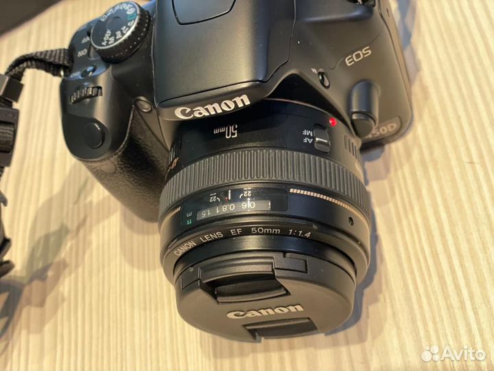 Объектив canon 50 mm 1.4