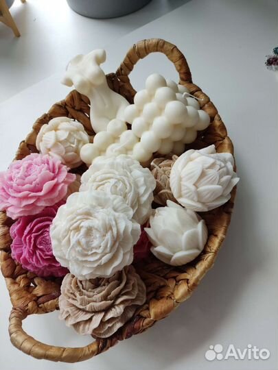 Свечи из соевого воска ароматизированные