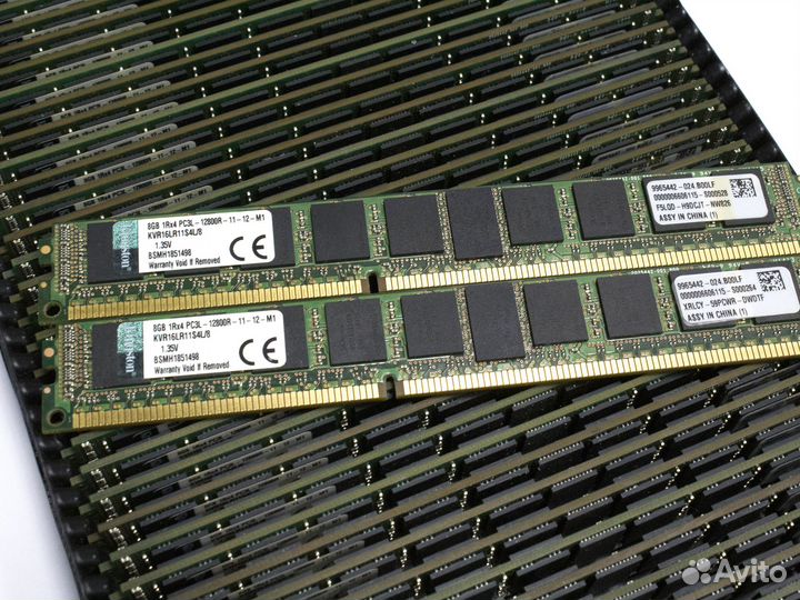 DDR3 8Gb Kingston 1600MHz KVR16LR11S4L/8 REG ECC
