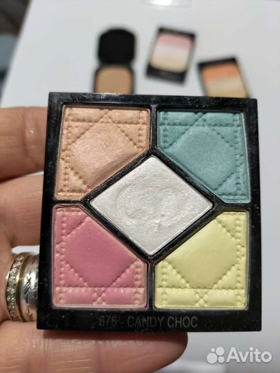 Тени, румяна chanel. shiseido. Dior