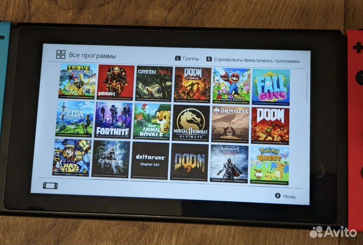 Nintendo switch очень много игр