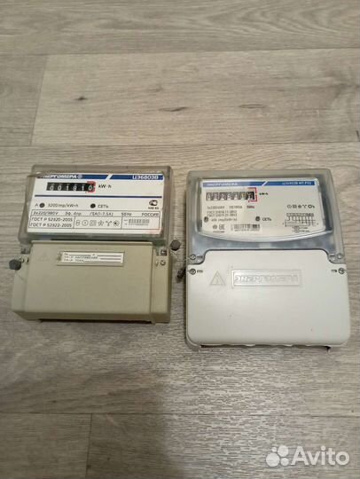 Счётчик электрический трёхфазный. Силовые розетки