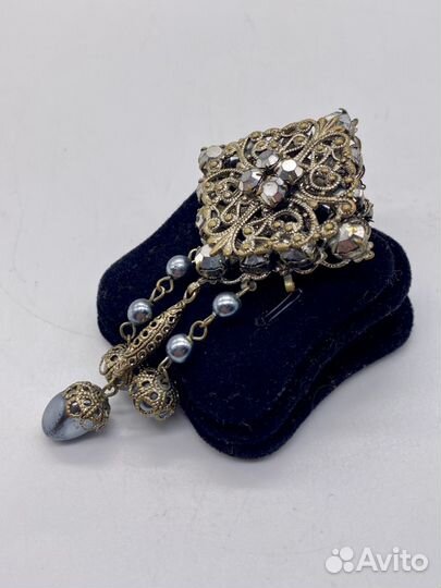 Брошь, Чехословакия, винтаж