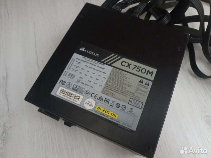 Блок питания corsair cx750m