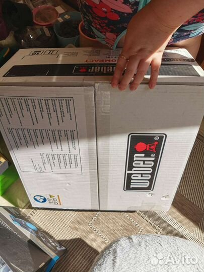 Угольный гриль weber compact