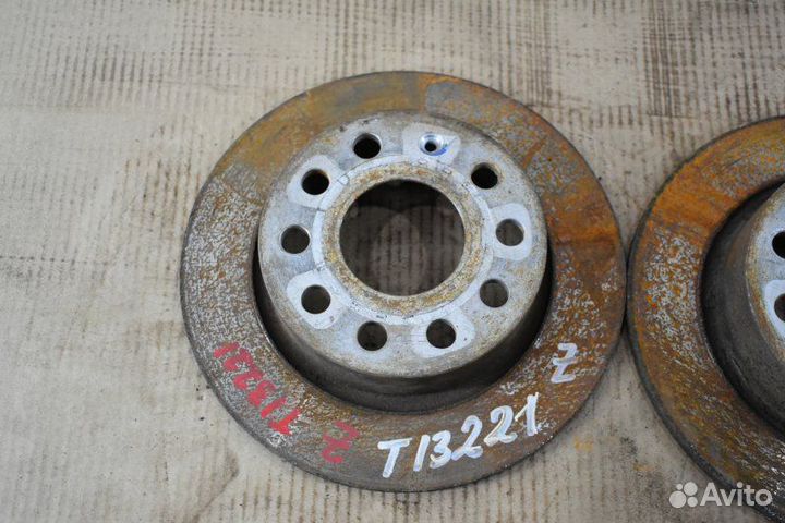 Диски тормозные задние Skoda Yeti caxa 2009 - 2014