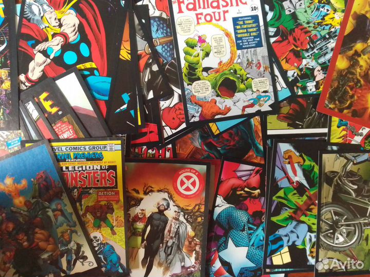 Наклейки Марвел 80 лет