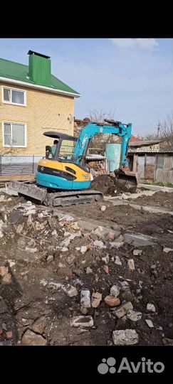 Услуги мини экскаватора копка земляные работы
