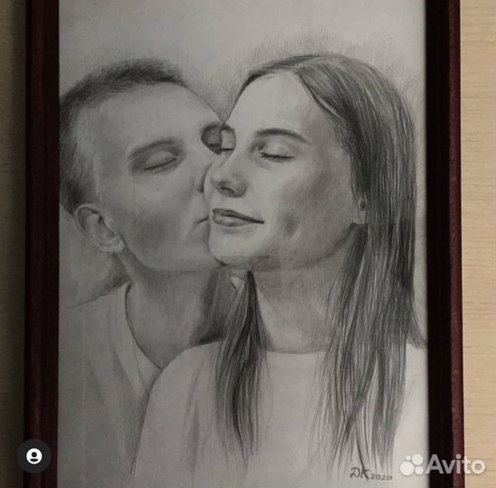 Портрет по фото, картина на заказ, художник