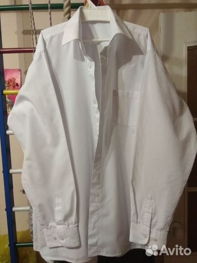 Рубашка школьная подростку белая