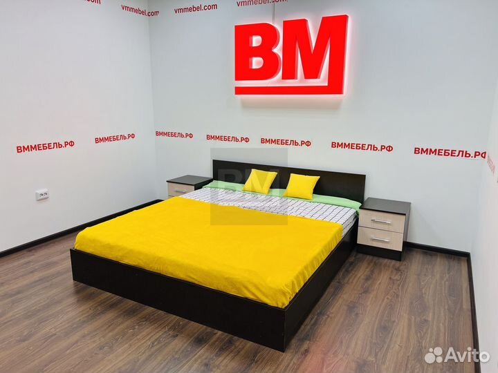 Кровать двуспальная 180х200