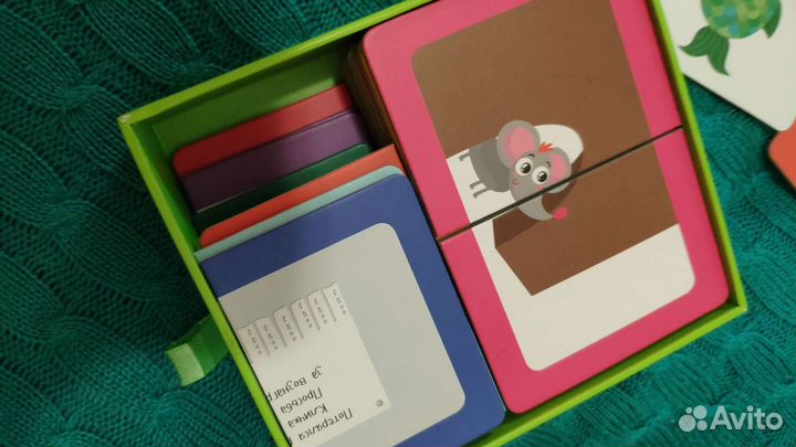 Развивающие карточки Clever