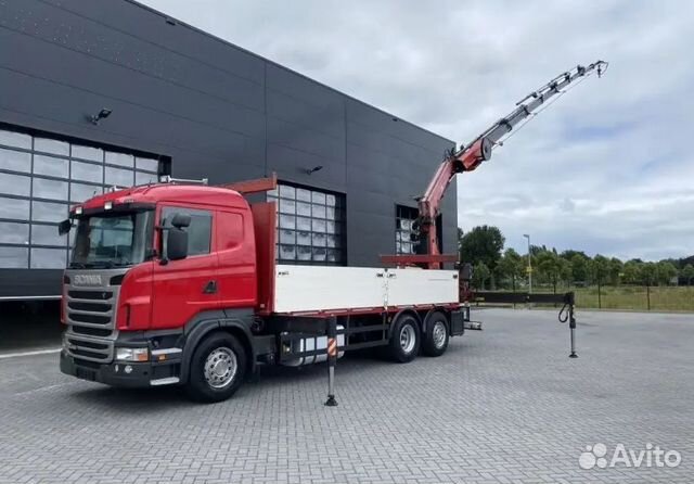 Scania R-series с КМУ, 2010