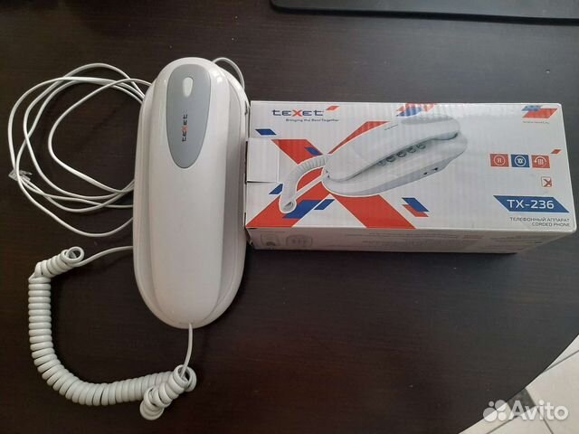 Телефонный аппарат проводной новый