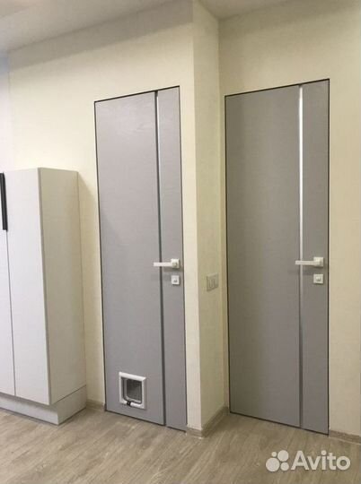 Межкомнатные двери скрытого монтажа эмаль