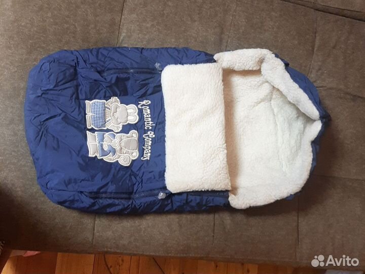 Зимний конверт в коляску