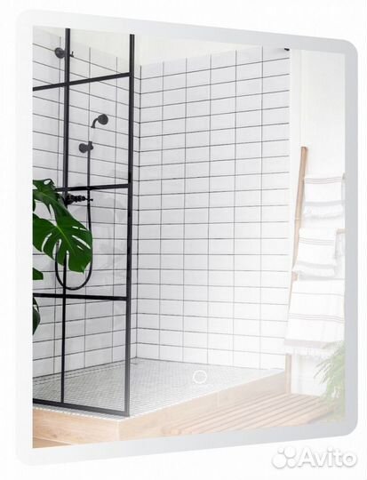 Зеркало azario 600х800 сенсорный выключатель с фу