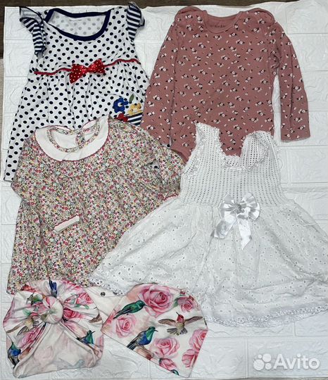 Пакет вещей на девочку 74 80