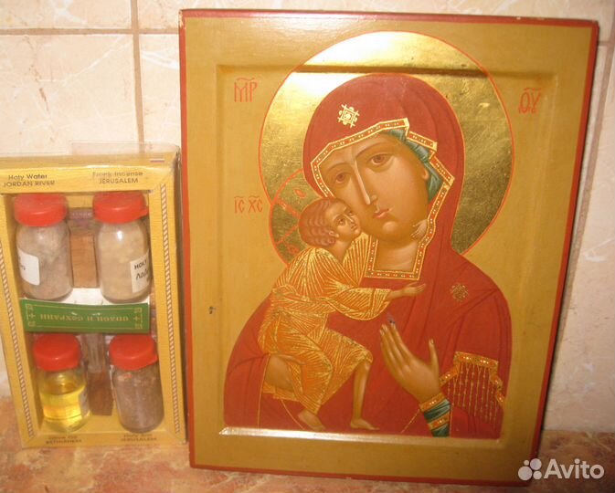 Икона Богородицы, написанная на заказ