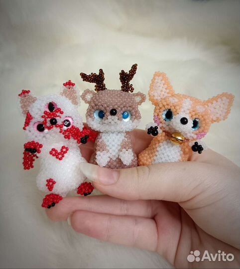 Фигурки из бисера на заказ