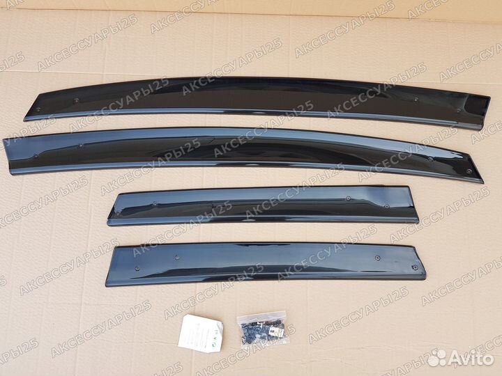 Ветровики комплект Honda Fit ge,gp (Фит) 2007-2013