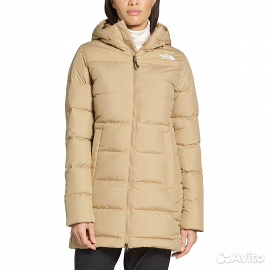 THE north face Down Jacket Women's Khaki (L)(31)