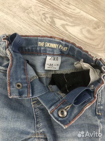 Джинсы zara для мальчика 74