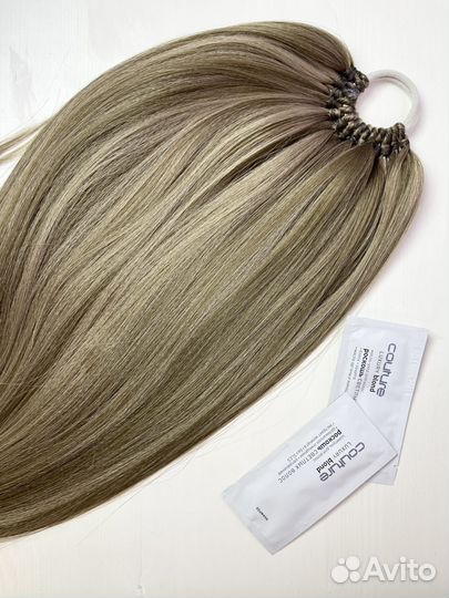 Хвост волосы на резинке