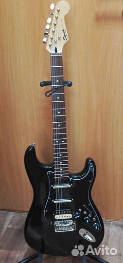 Электро гитара Squier Fender Stratocaster чёрный