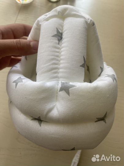 Противоударная шапка-шлем для малыша