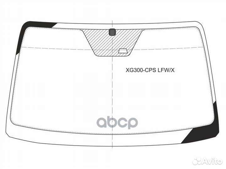 Стекло лобовое (Датчик дождя) Hyundai Grandeur