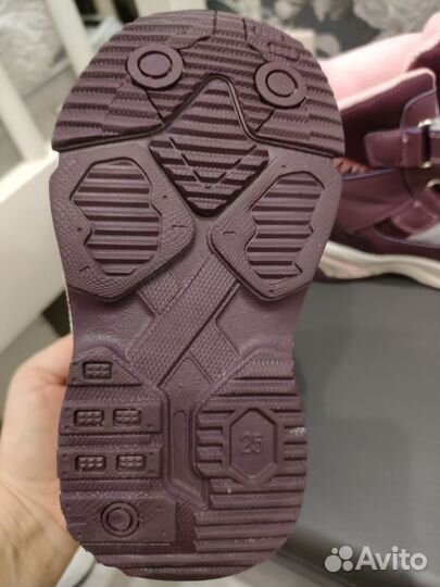 Зимние ботинки для девочки 25 размер