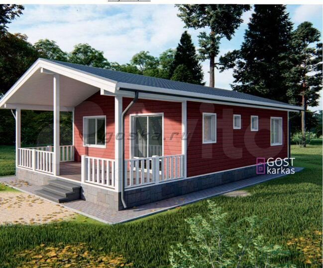 Дом 89 м² на участке 7,5 сот.