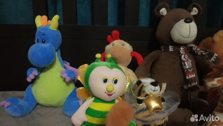 Большой пакет мягких игрушек
