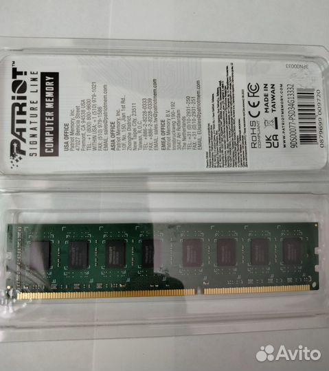 Оперативная память ddr3 4 gb. Гарантия