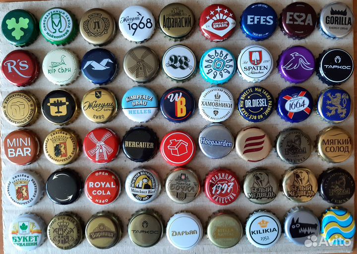 Кронен-пробки от пива и напитков