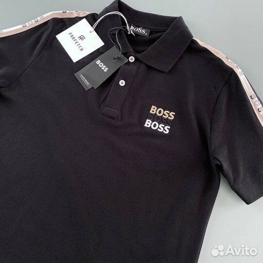 Костюм летний мужской hugo boss поло + шорты