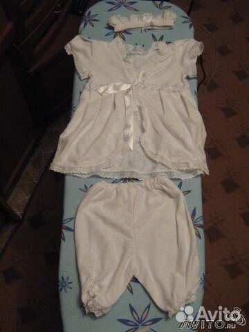 Крестильный набор новенький