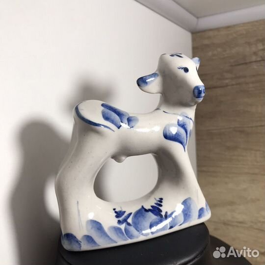 Советская Статуэтка Гжель Козлик Состояние Идеал