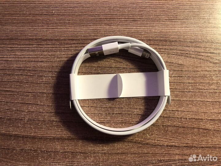 Кабель Apple, Lightning (m) - USB (m), 1м, белый