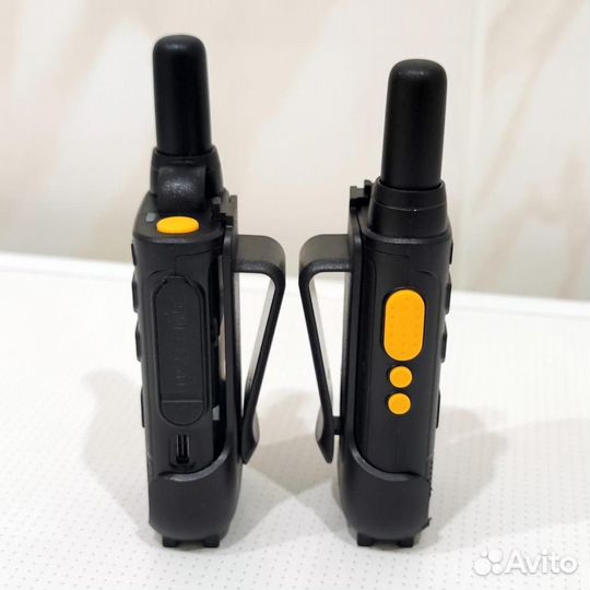 Рация радиостанция с гарнитурой и наушником