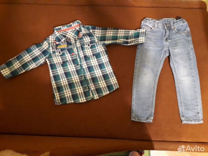 Джинсы+рубашка