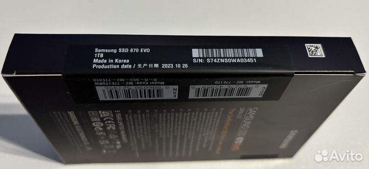 Ssd samsung 870 evo 1tb