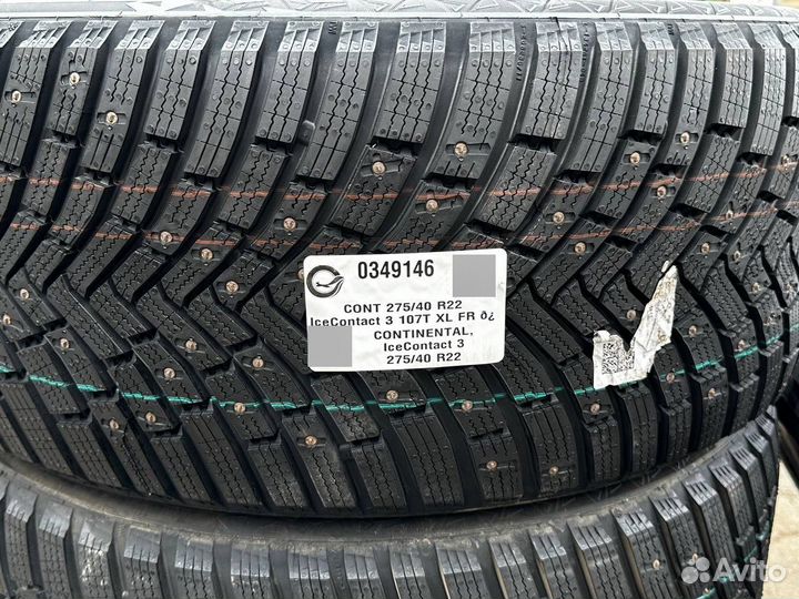 Continental IceContact 3 SUV 275/40 R22 и 315/35 R22 111T